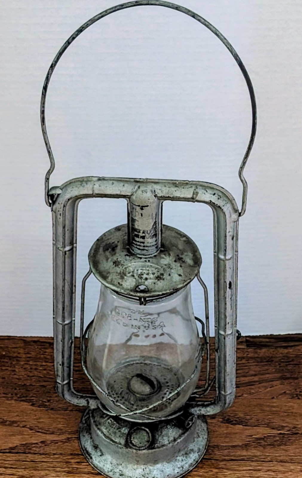 Vintage Dietz Monarch Kerosene Lantern New York U.S.A Clear Globe