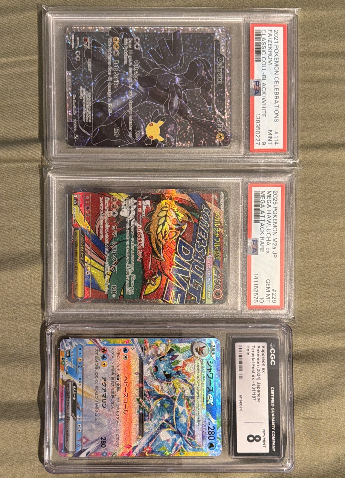 Pokémon Card Graded Lot