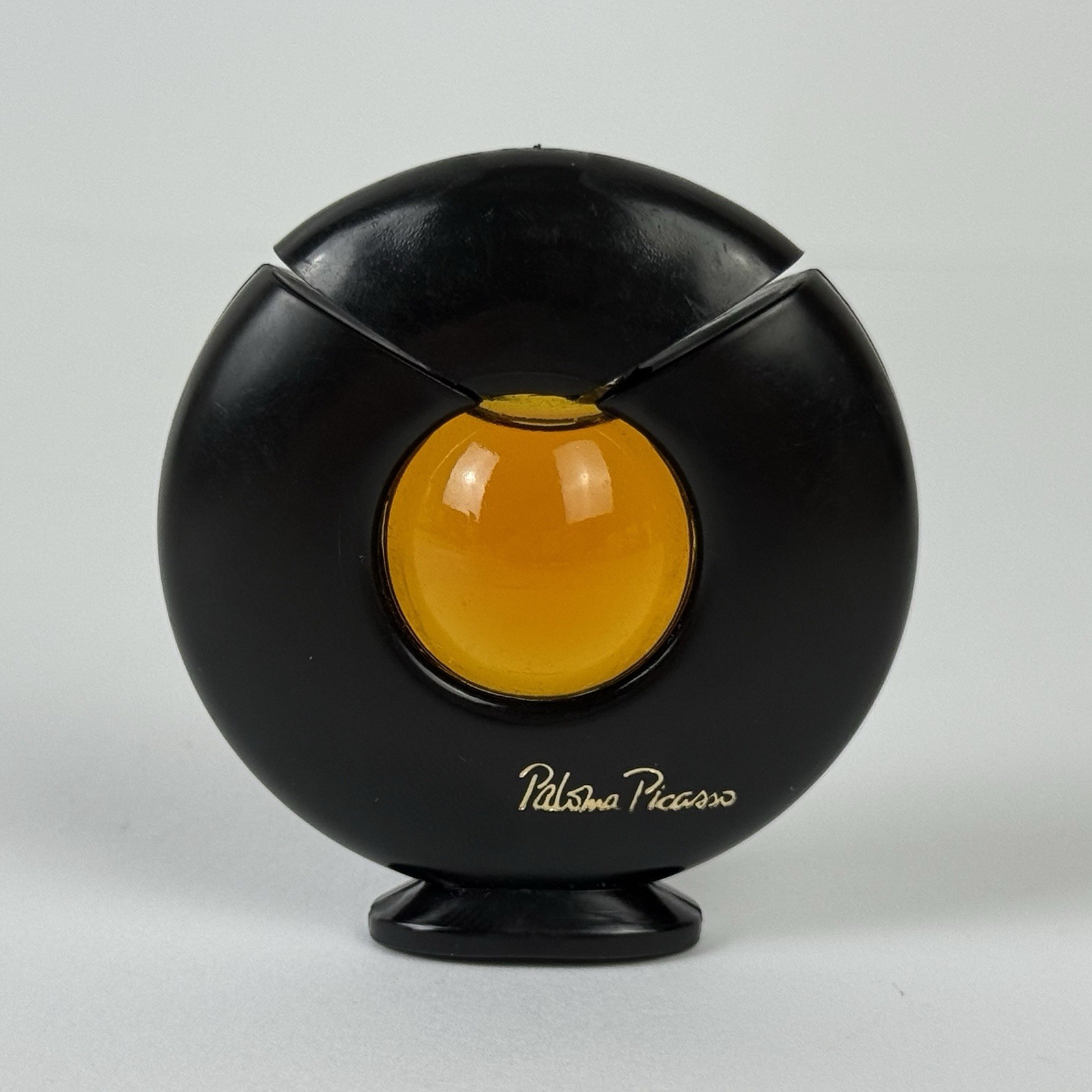Vintage PALOMA PICASSO Perfume Parfum Travel Splash Black Mini 2 1/4\