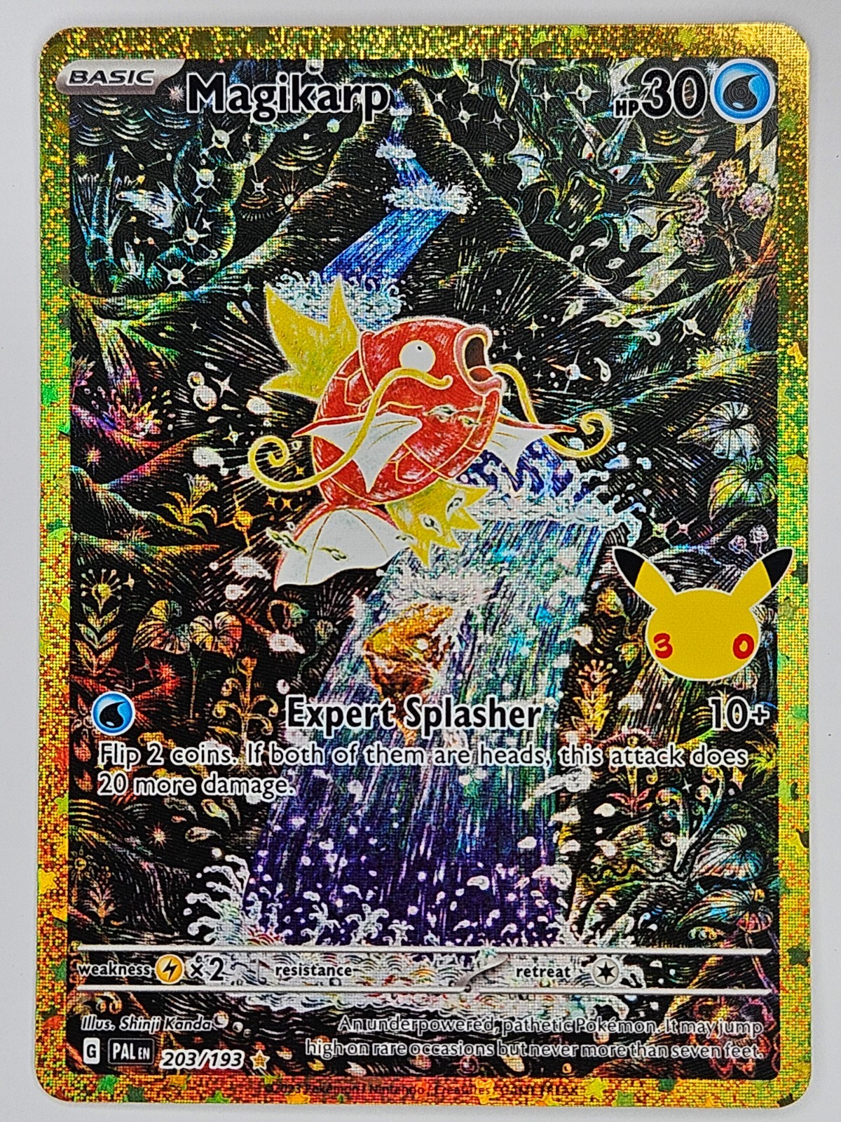 Pokemon 30th Celebrations Anniversary 30C 203/193 Magikarp CR Pokemon 30th Celebrations Anniversary 30C 203/193 Magikarp CR