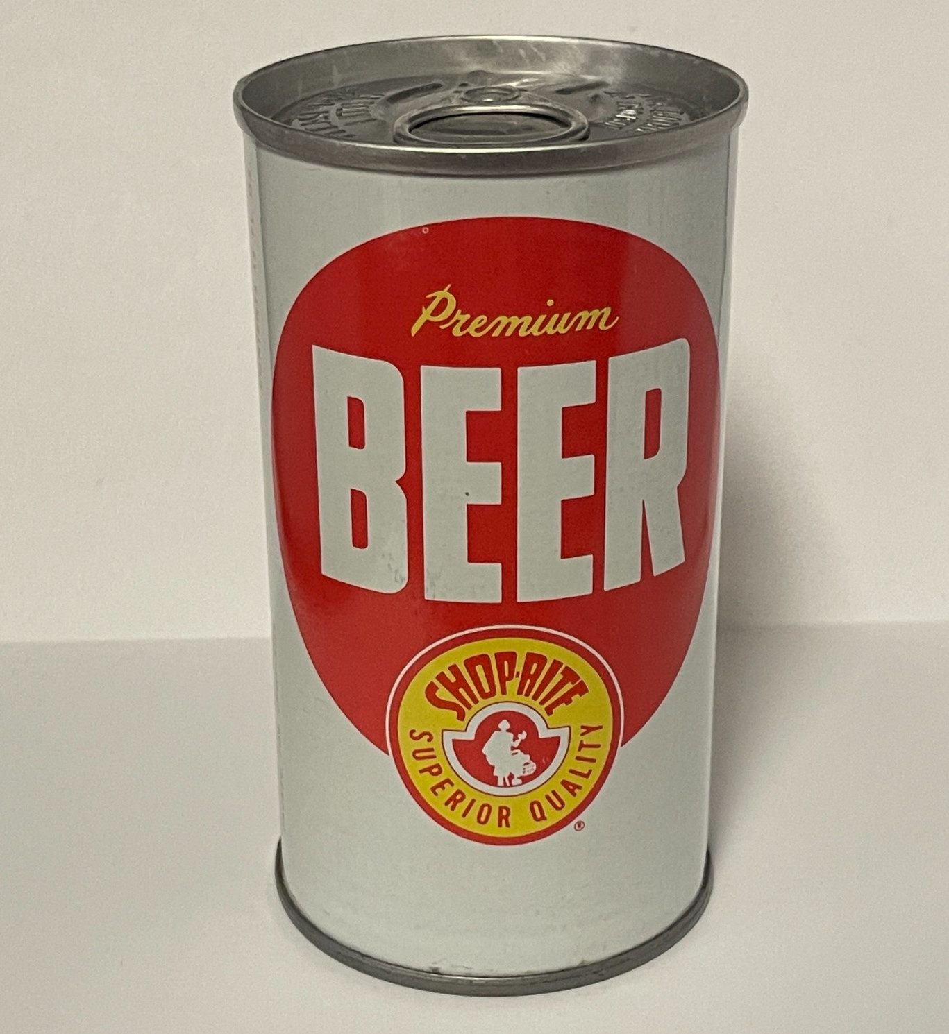 SHOP RITE SUPERIOR QUALITY PREMIUM BEER Pull Tab Top can OLD DUTCH ALLENTOWN PA