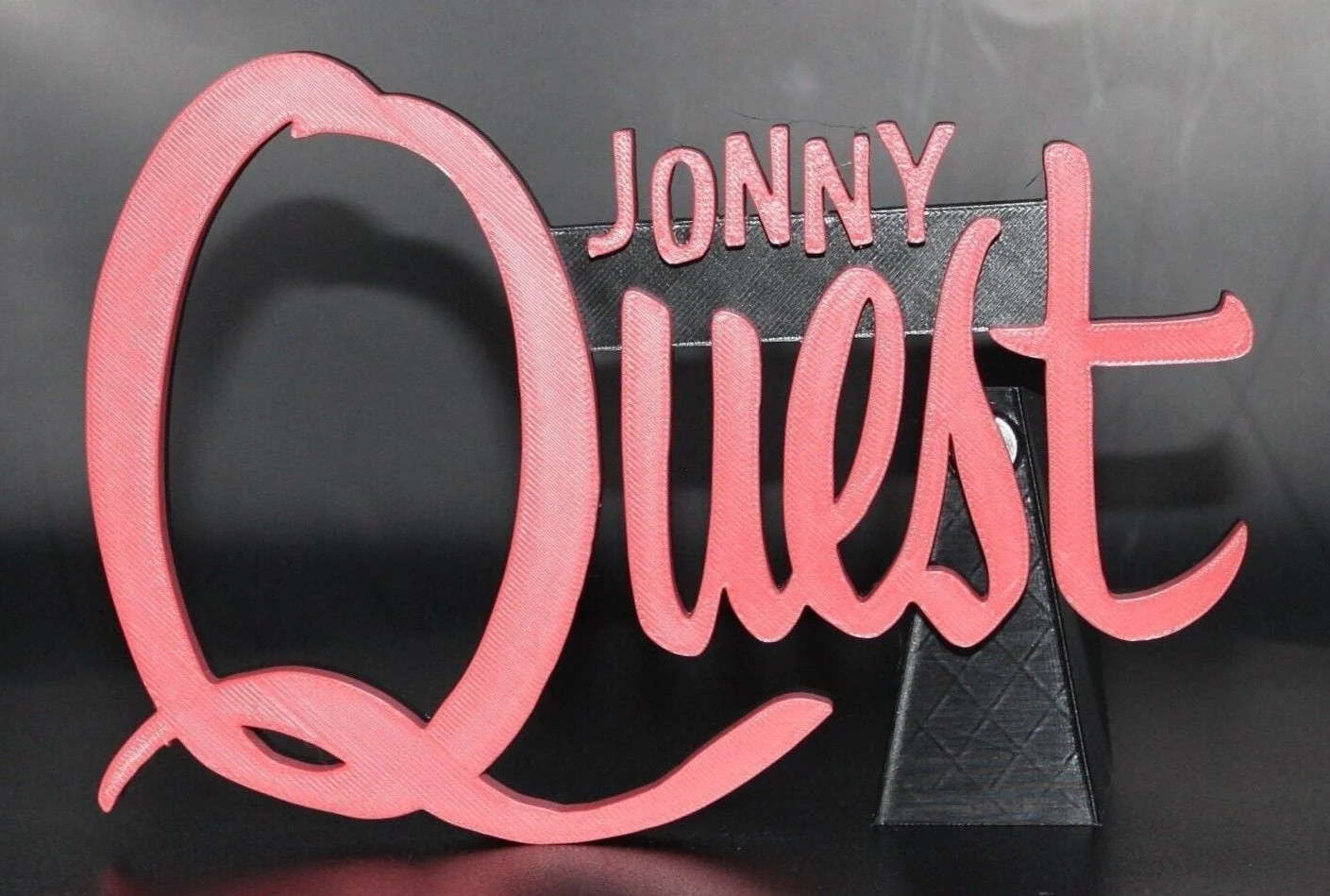 Jonny Quest 3D printed Logo Sign Wall Desk Shelf Art