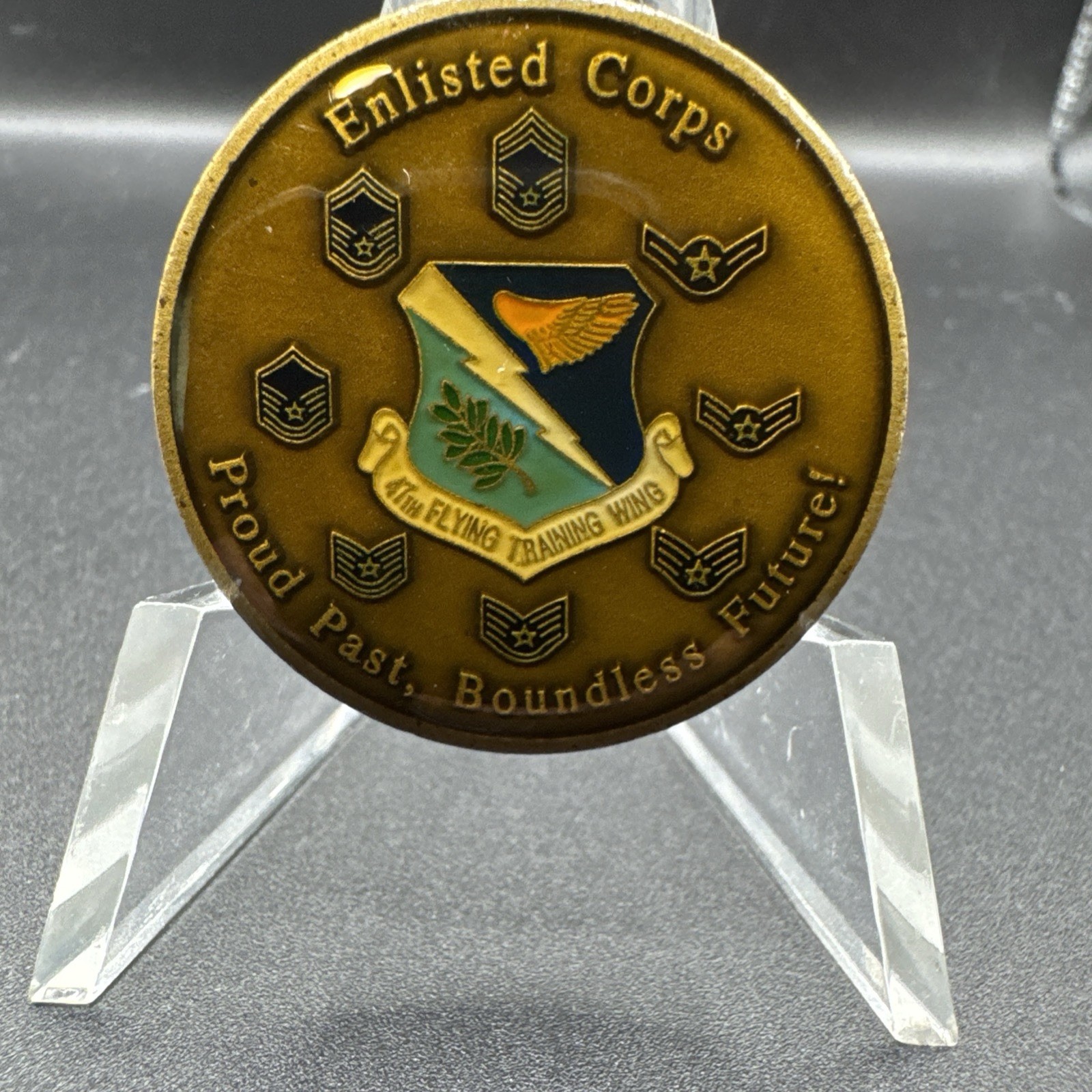 VINATGE USAF 47th operation support squadron Laughlin AFB, Texas challenge coin