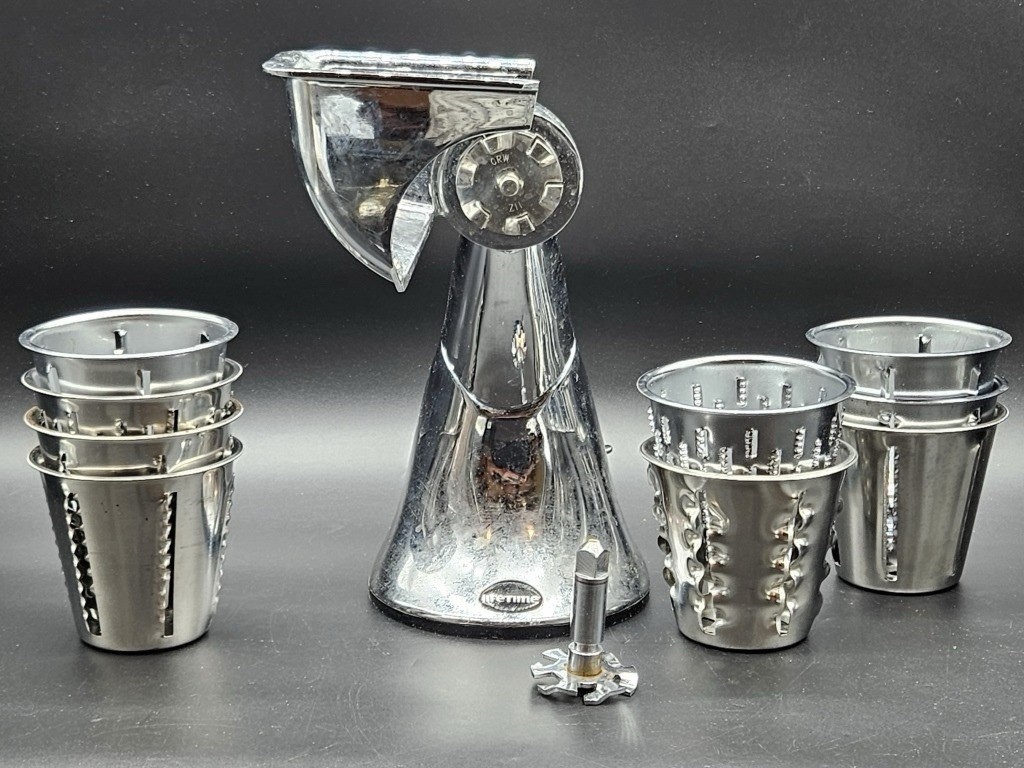 Lifetime Stainless Steel Salad Maker w/interchanging Cutting Cones