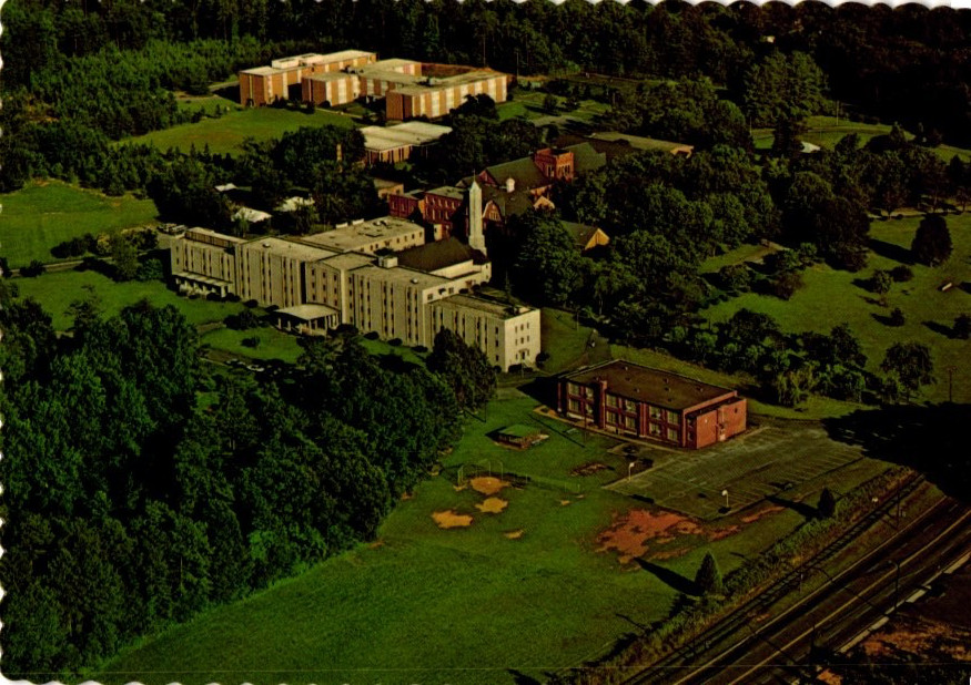 c1975 Hanes Mall Winston-Salem North Carolina Aerial View Postcard L4