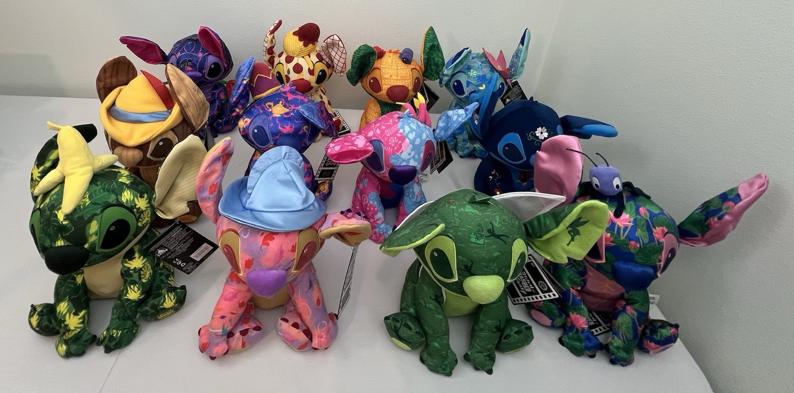 Stitch Crashes Disney Plush Full Set 1-12 new with Tags Limited Edition & Stitch