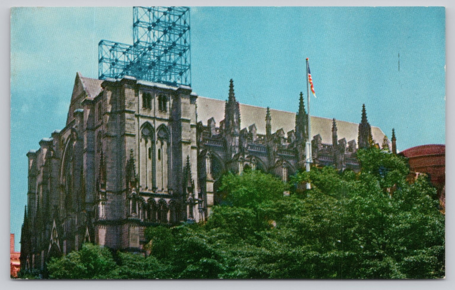 Cathedral of St. John the Divine NYC 1953 Postcard New York City Gothic Church Cathedral of St. John the Divine NYC 1953 Postcard New York City Gothic Church