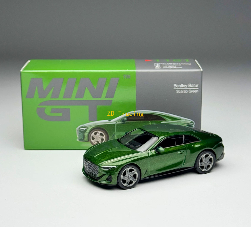 Minigt 1:64 Green Batur Coupe Sports Model Diecast Metal Car #1161