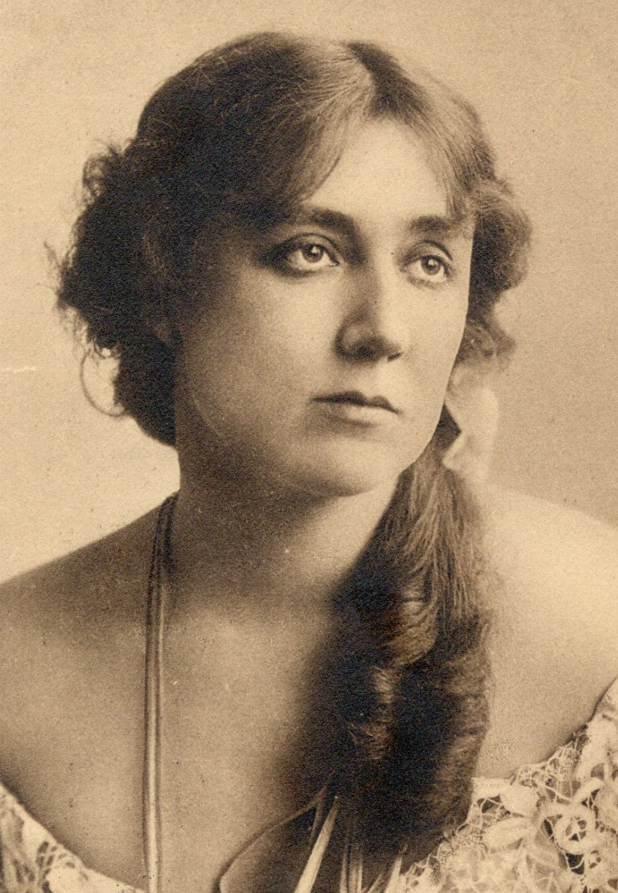 c1900s - Nance O'Neil Early Film Actress Movie Promo Headshot Postcard - XL4F