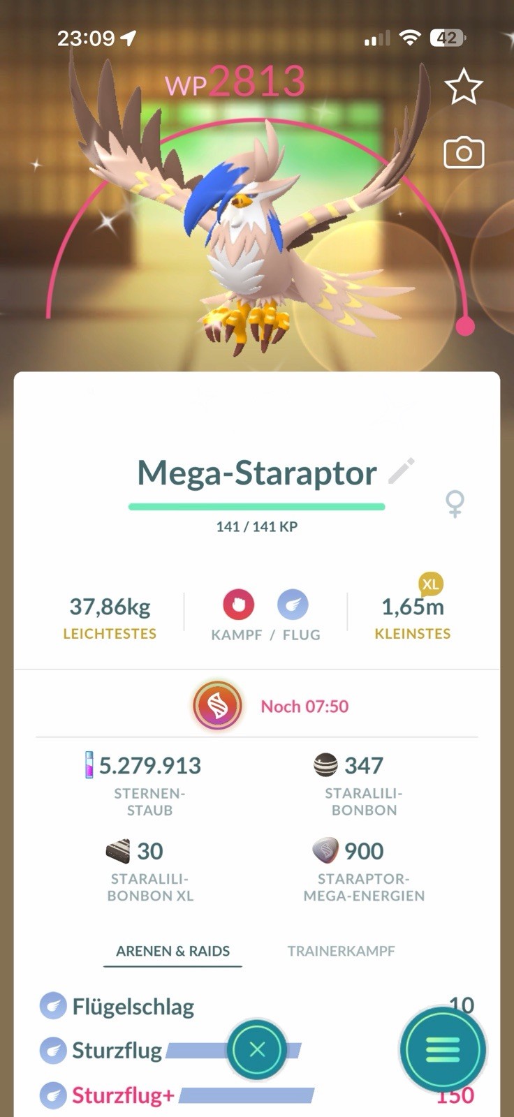 Pokémon GO ✨Shiny Mega Staraptor XL