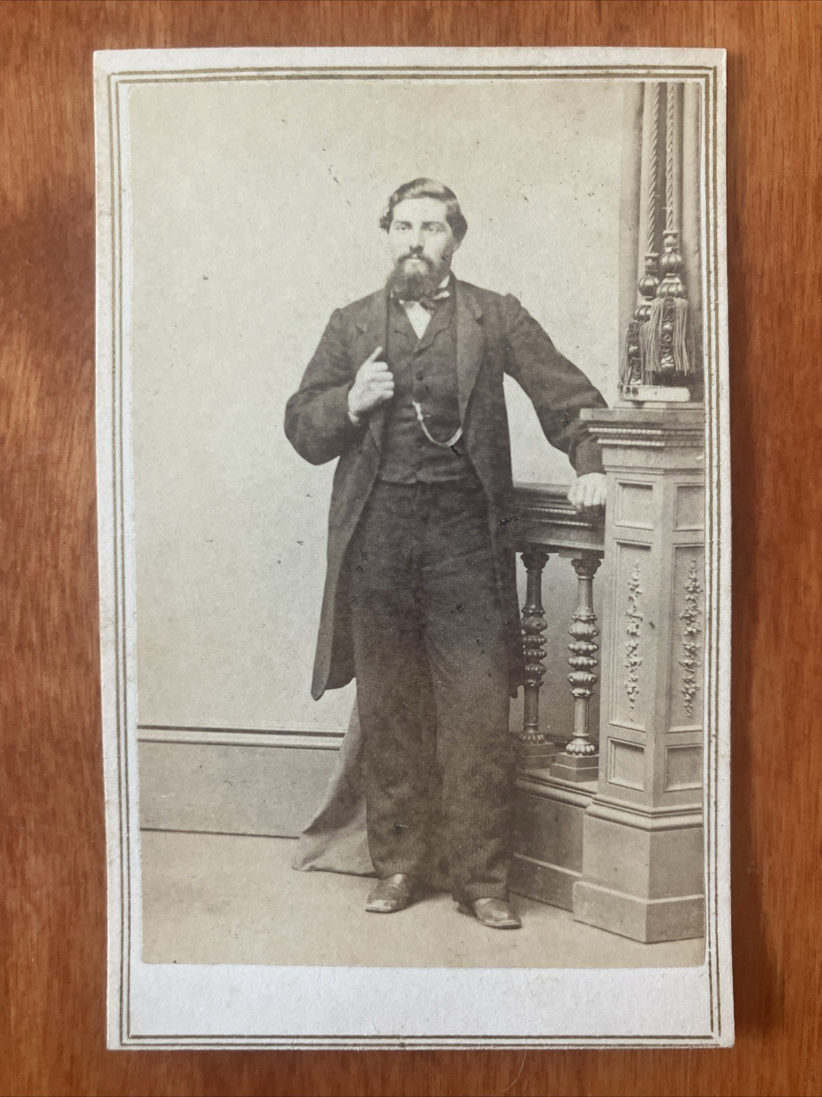 Wealthy Man In Suit W Goatee Beard Spooner CDV Springfield MA Wealthy Man In Suit W Goatee Beard Spooner CDV Springfield MA