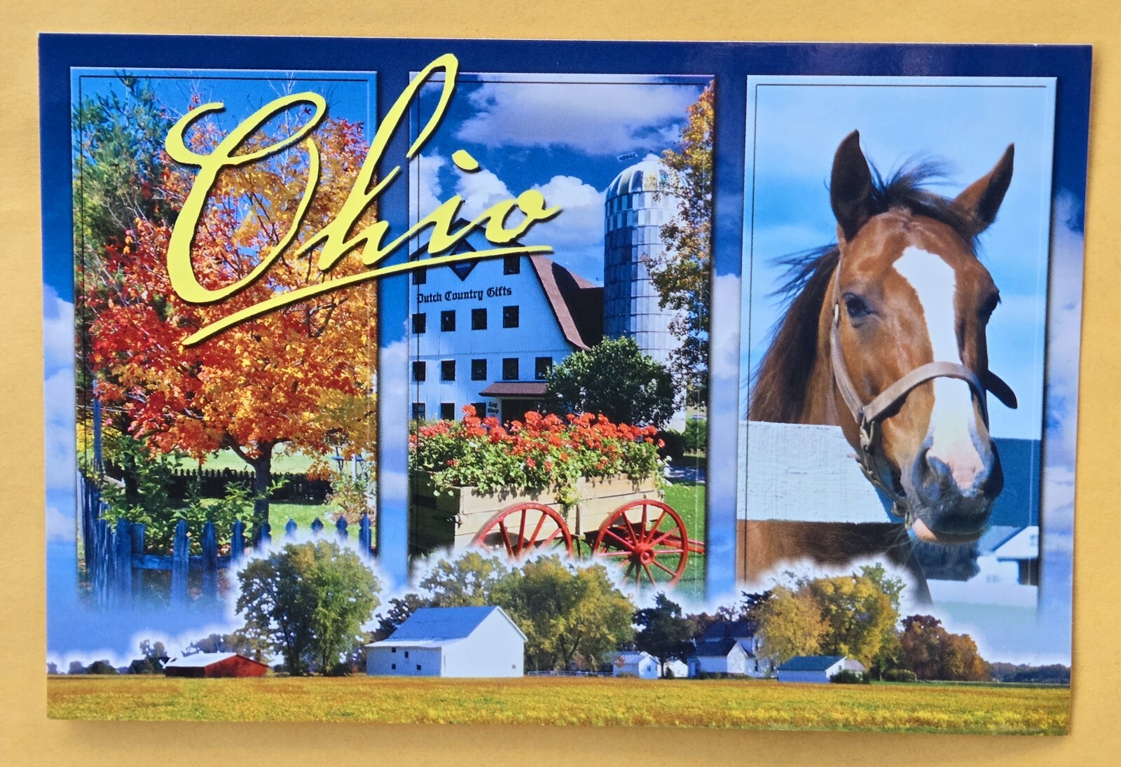 Postcard OH: Greetings from Ohio. Multiview 
