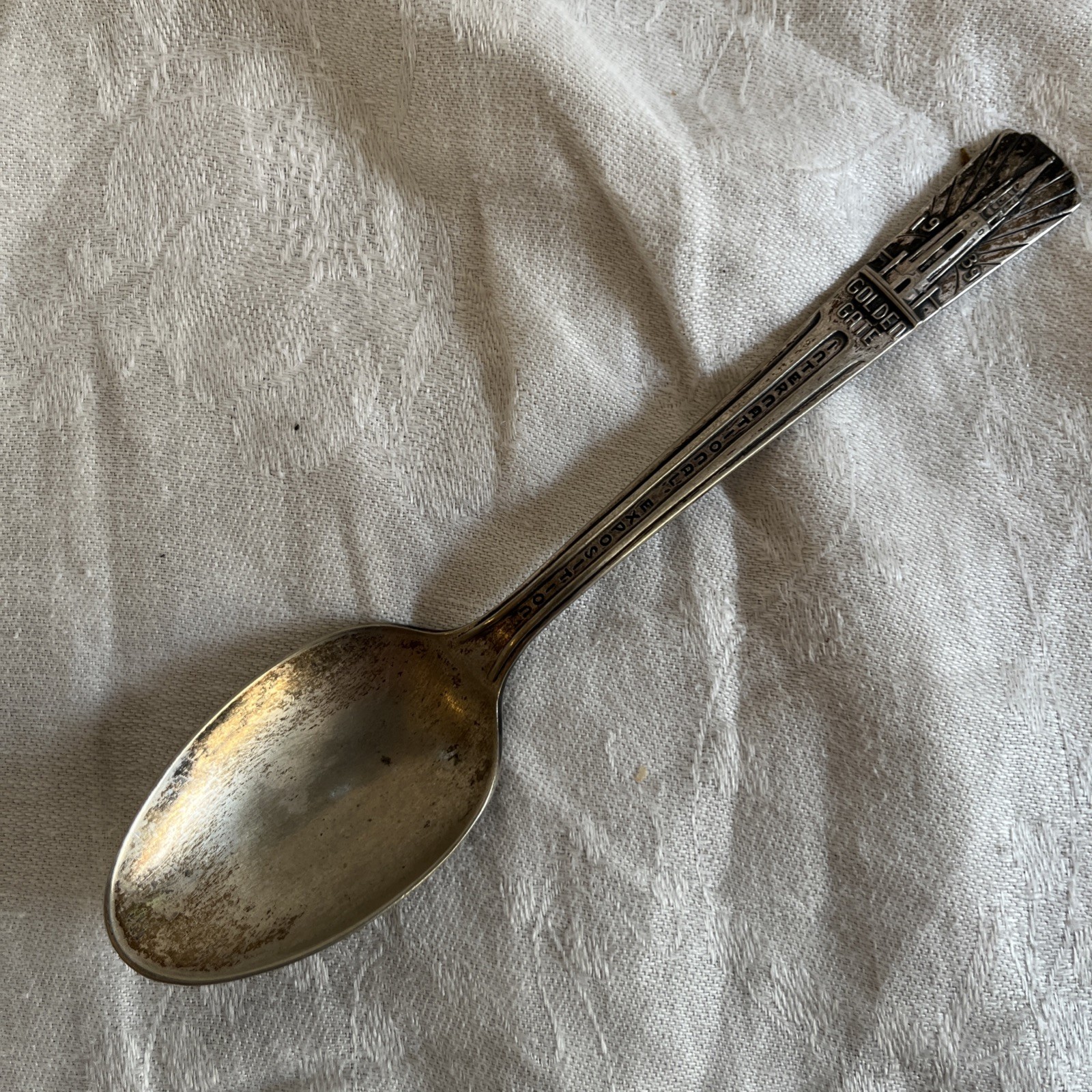 GoldenGate International Exposition Souvenir Spoon~Vintage~1939~Cali~SilverPlate GoldenGate International Exposition Souvenir Spoon~Vintage~1939~Cali~SilverPlate