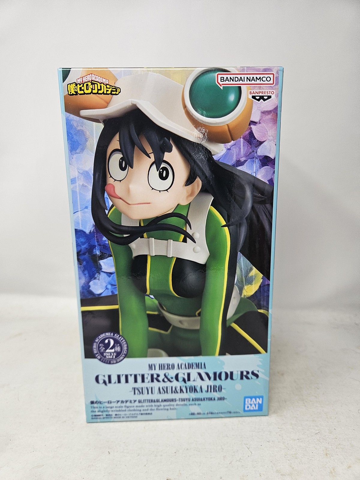 BANPRESTO My Hero Academia Glitter & Glamours Tsuyu Asui Froppy Figure New Boxed