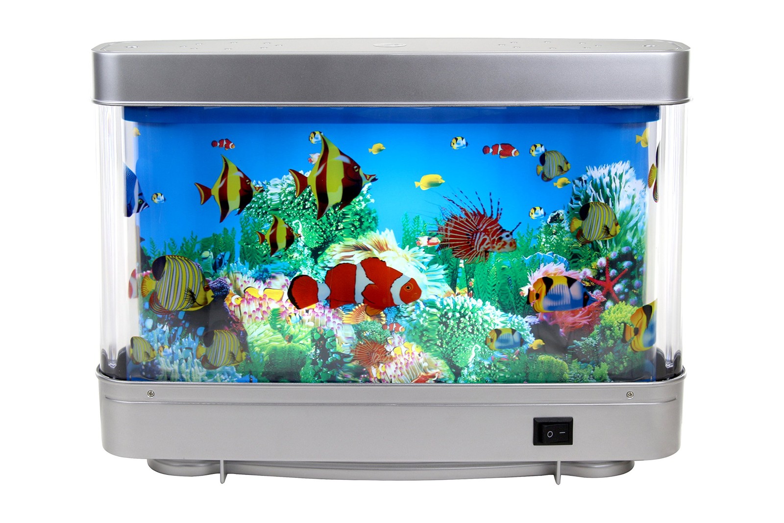 Lightahead Relaxing Sensory LED Fake Fish Aquarium with Moving Marine Life