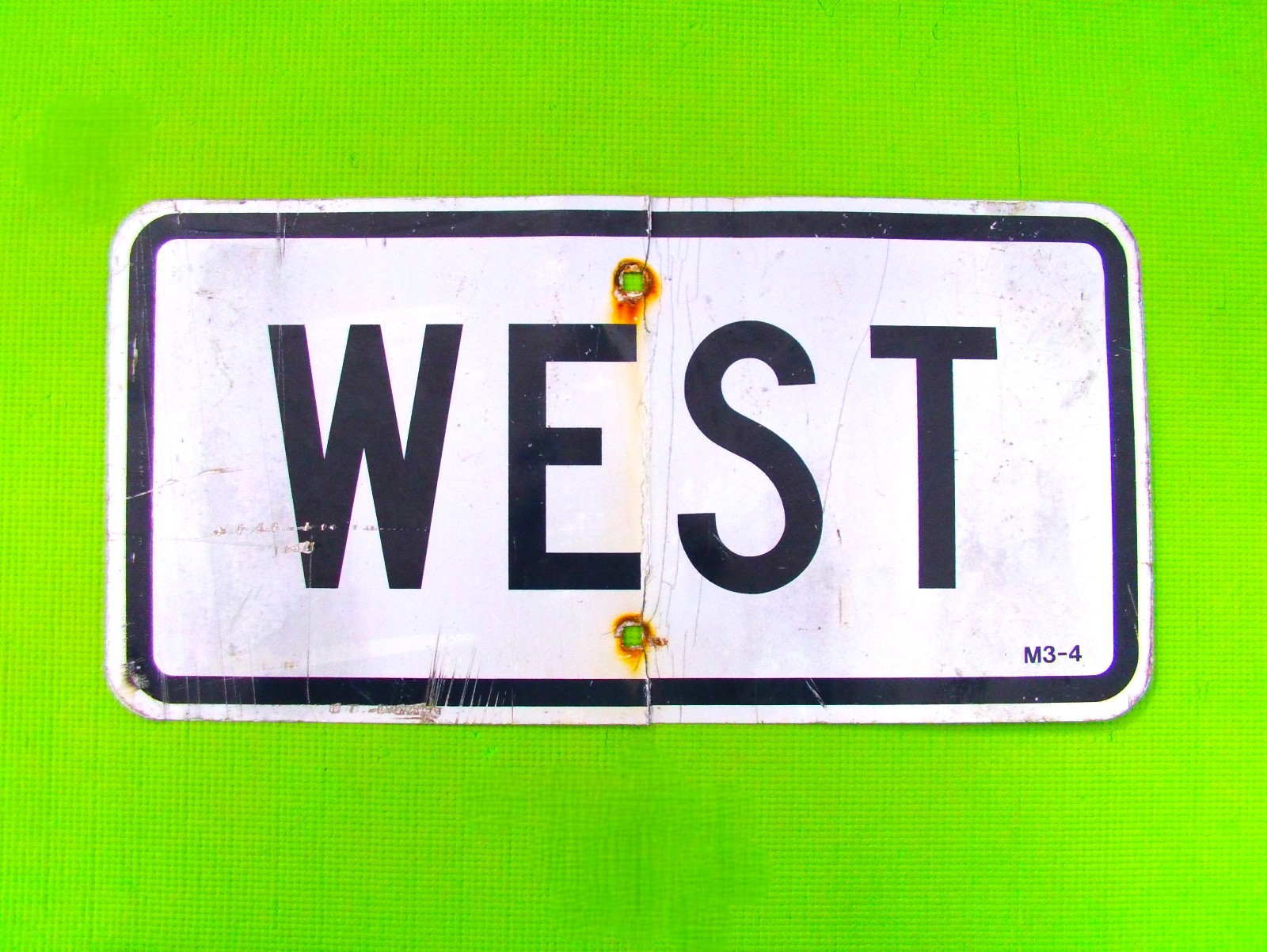OBX Rare, Vintage, Authentic Retired NC DOT Sign: 
