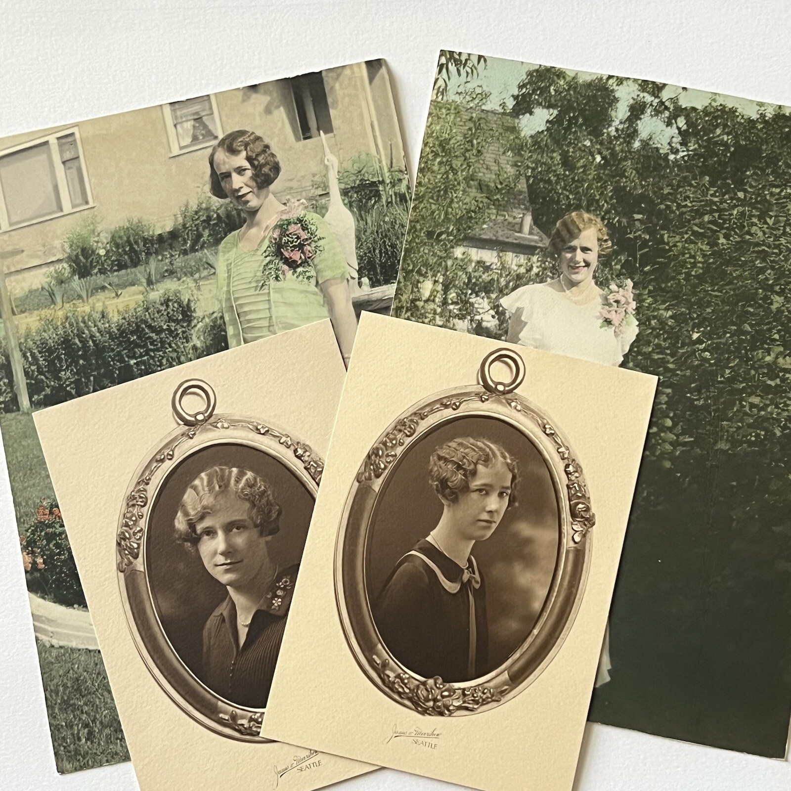 Antique & Vintage Photograph Beautiful Captivating Young Women Seattle WA