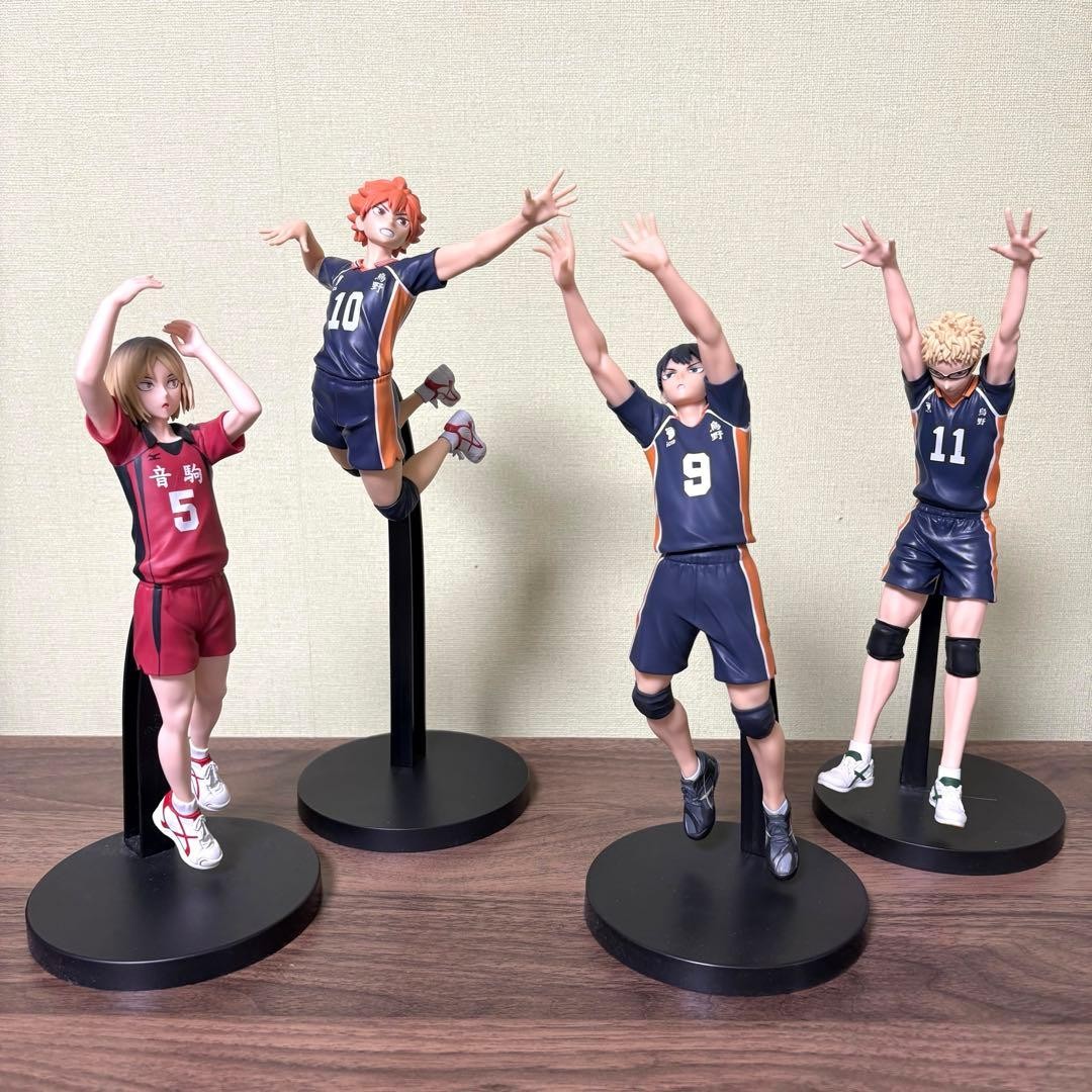 Haikyuu Posing Figure Set of 4 Authentic Collectible Anime Figures Japan