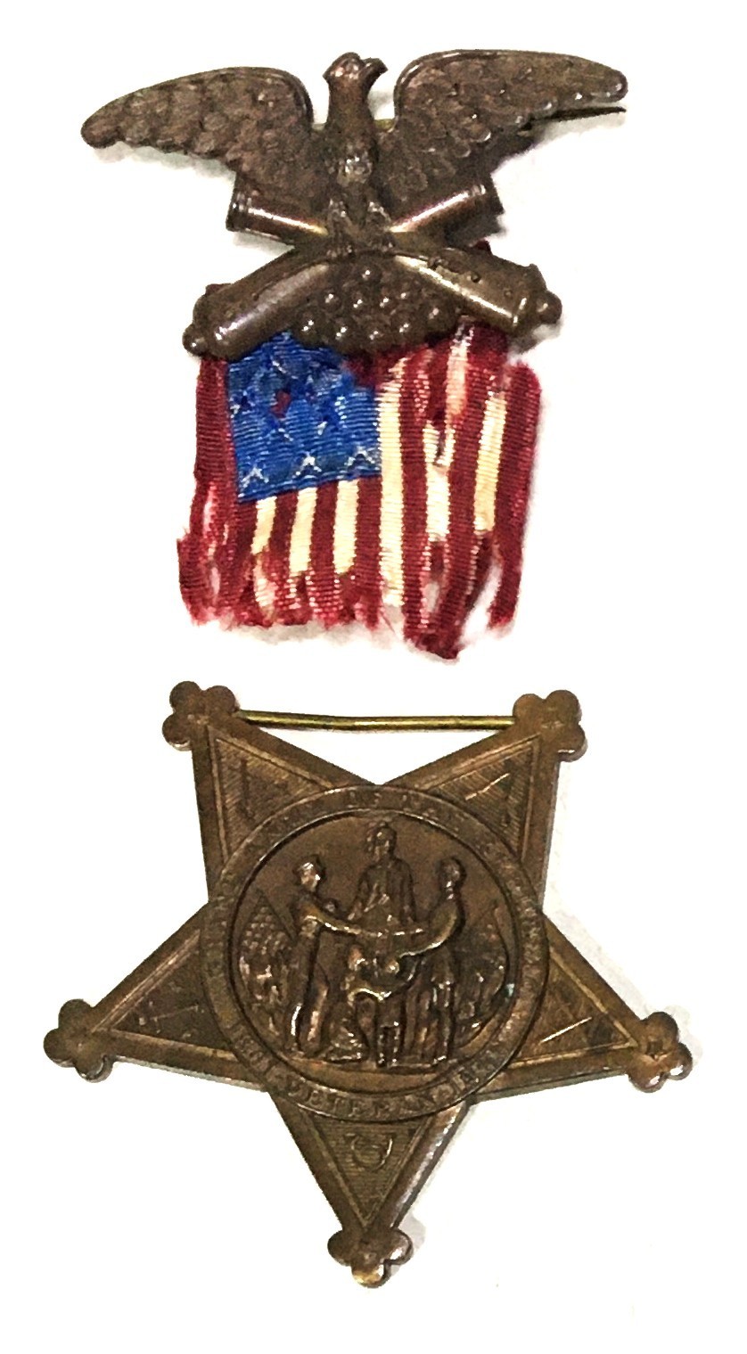 US Civil War 1861-1866 Grand Army of The Republic Veteran\'s Medal / Badge