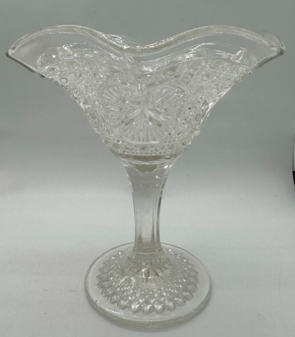 Vintage HOBSTAR CLEAR Imperial Glass 5