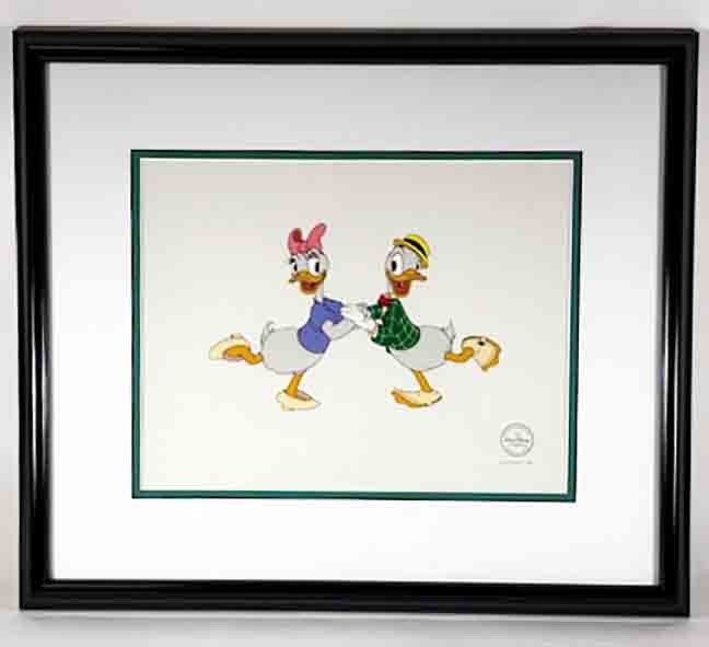 Disney\'s Mr. Duck Steps Out Framed Sericel, Limited Edition w/Certificate