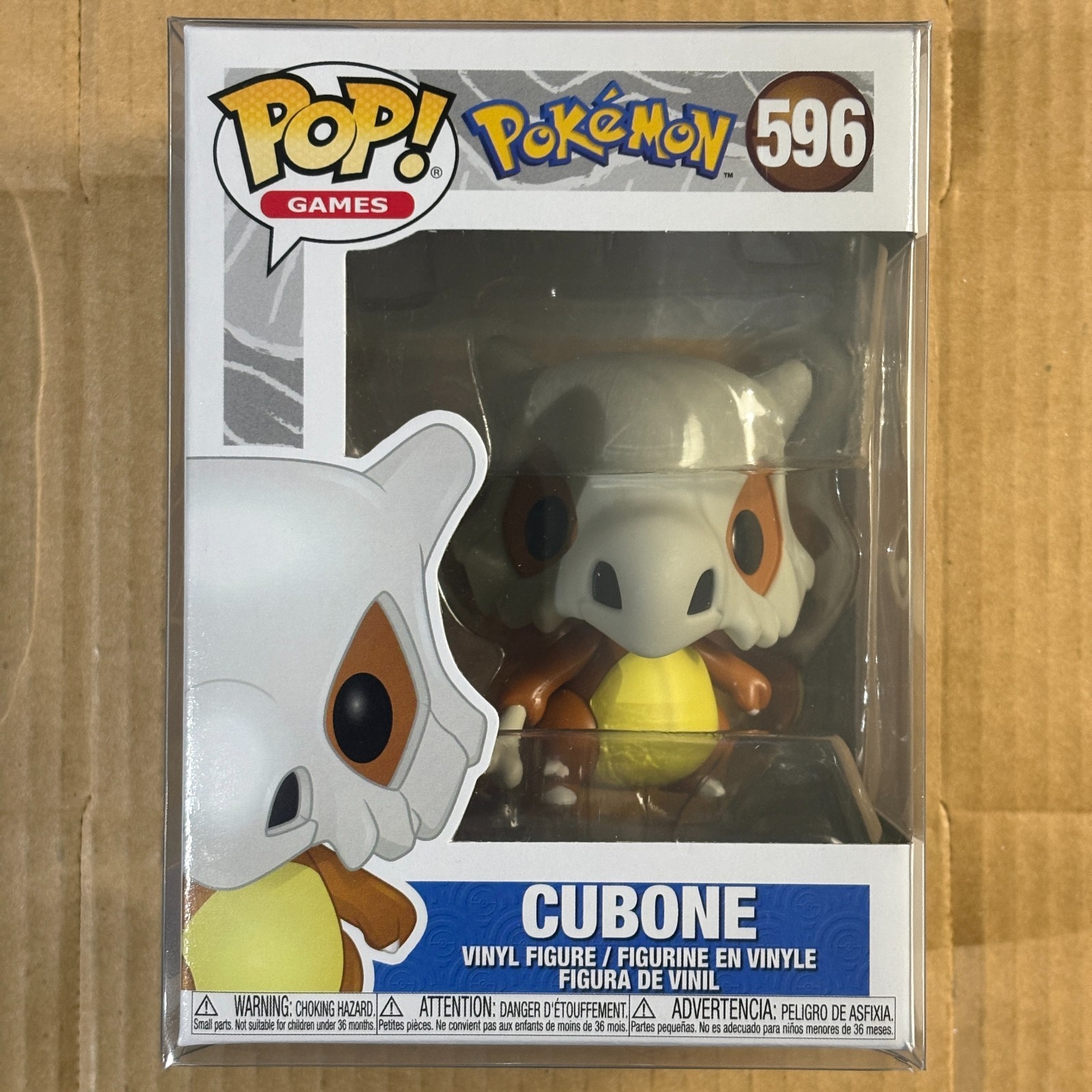 Funko Pop Cubone #596, Pokemon, Nintendo Games