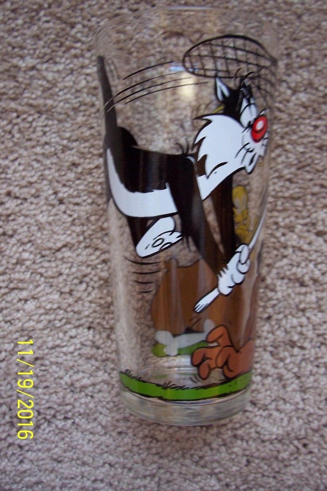 Sylvester/Tweety & Tasmanian Devil Pepsi Collector Series Glass Sylvester/Tweety & Tasmanian Devil Pepsi Collector Series Glass
