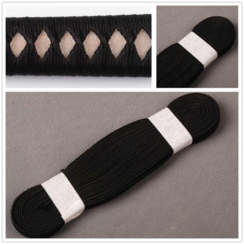 Cotton Silk Leather Wrapping Cord Rope Ito Sageo for Japanese Samurai Sword