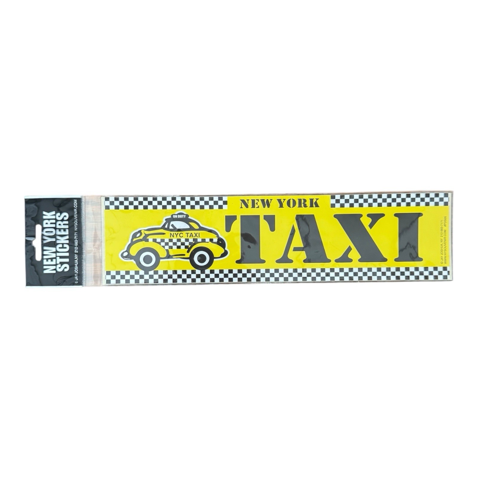 New York Taxi Bumper Sticker 12 New York Taxi Bumper Sticker 12