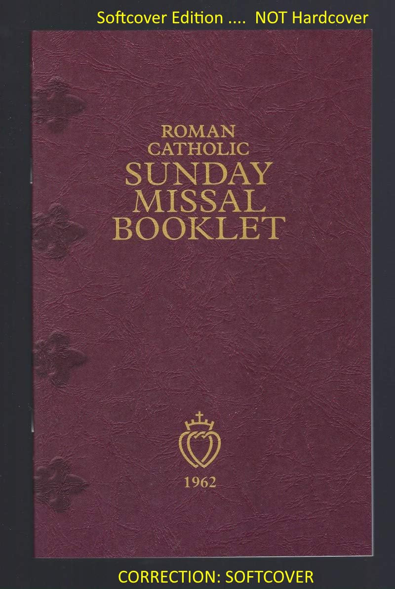 Roman Catholic Sunday Missal Booklet - 1962, Tridentine Rite
