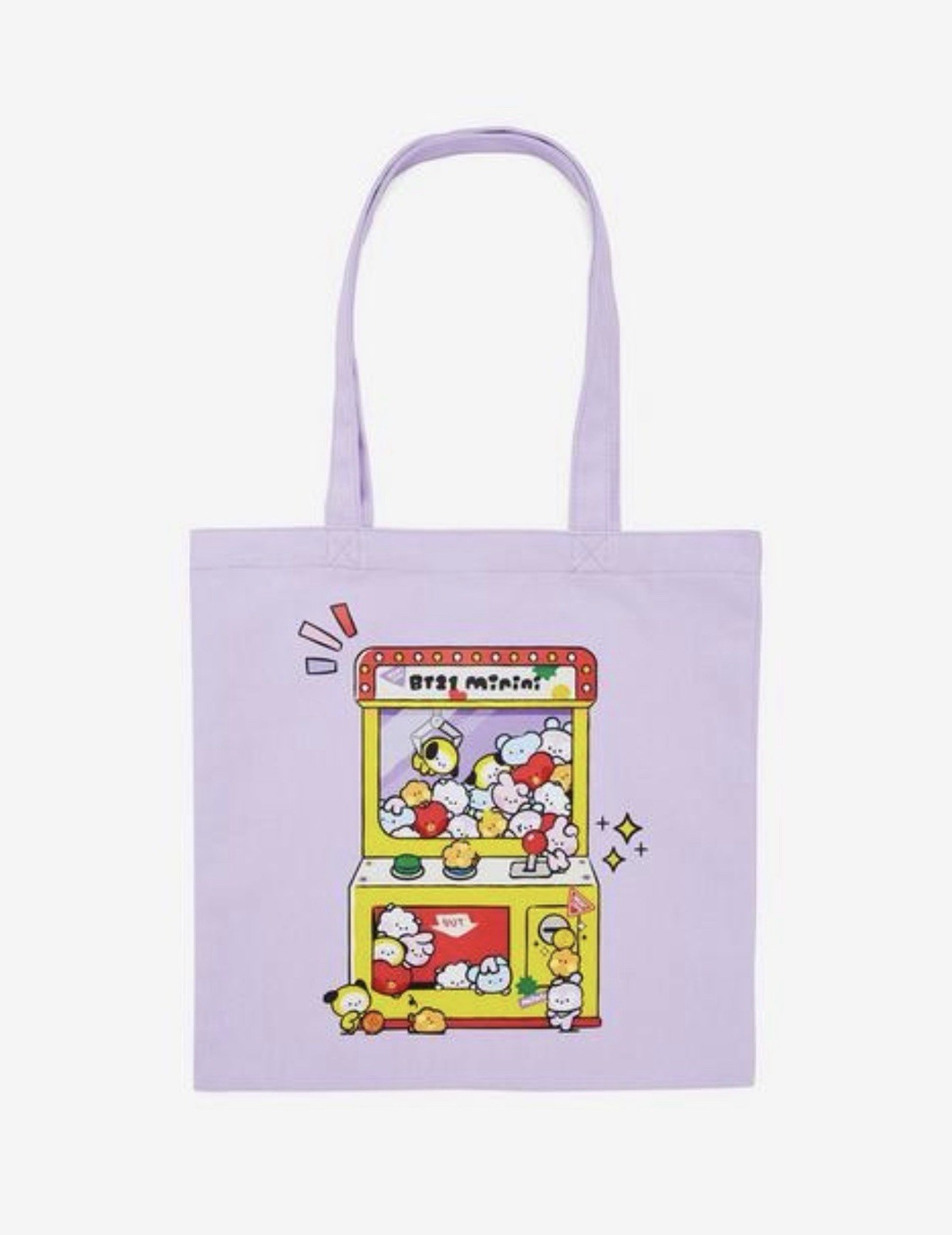 NEW w TAG BT21 Claw Machine Tote Bag