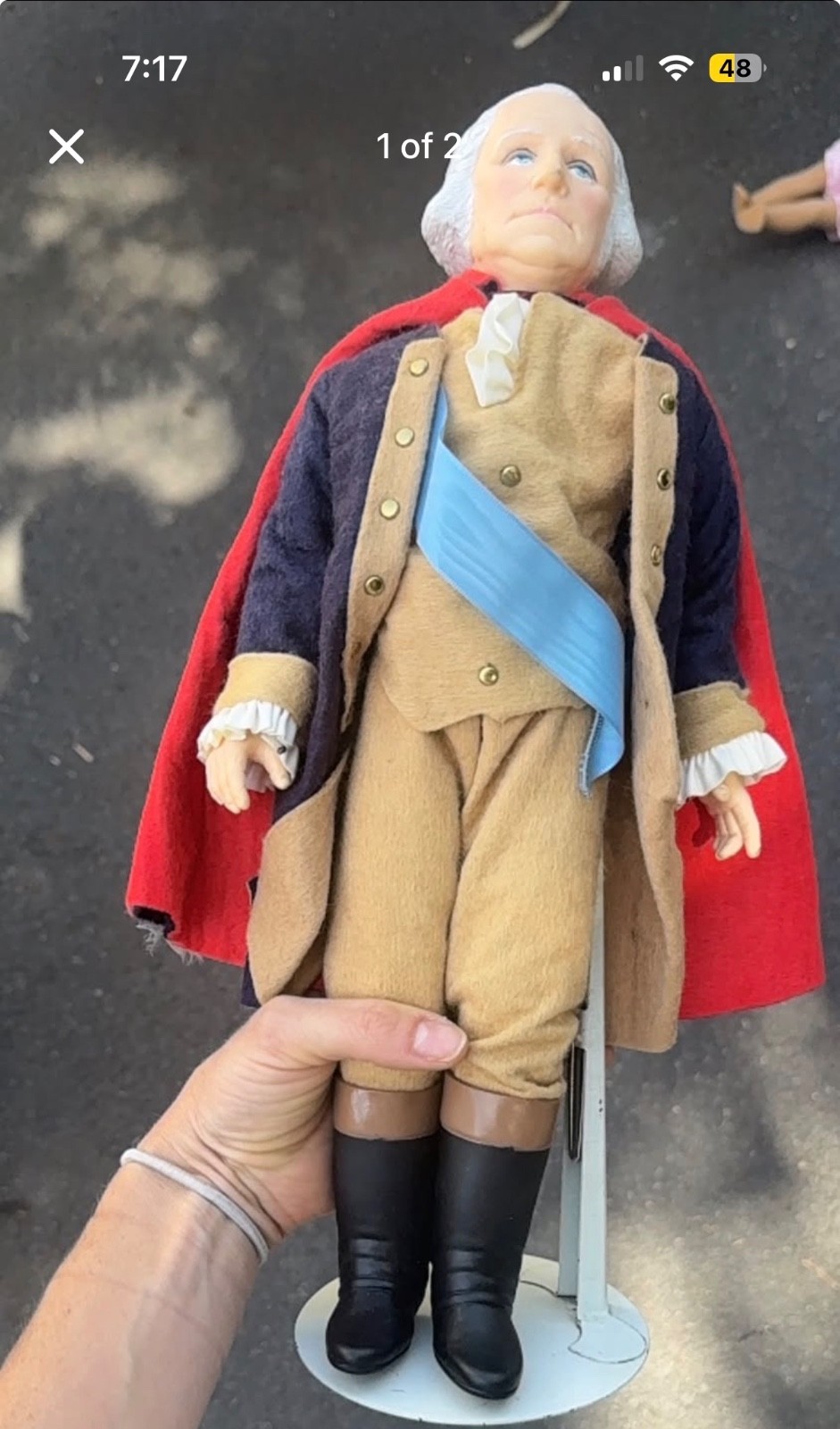 president dolls,-Lincoln, Washington, Roosevelt