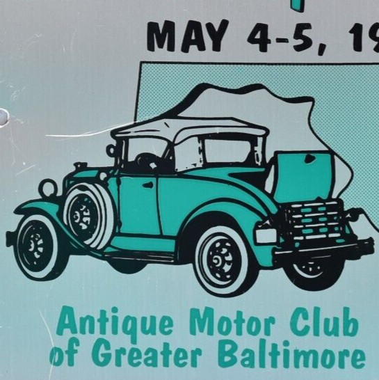 1996 Towson Spring Festival Car Show Baltimore Madison Square Federal Bank Plate 1996 Towson Spring Festival Car Show Baltimore Madison Square Federal Bank Plate