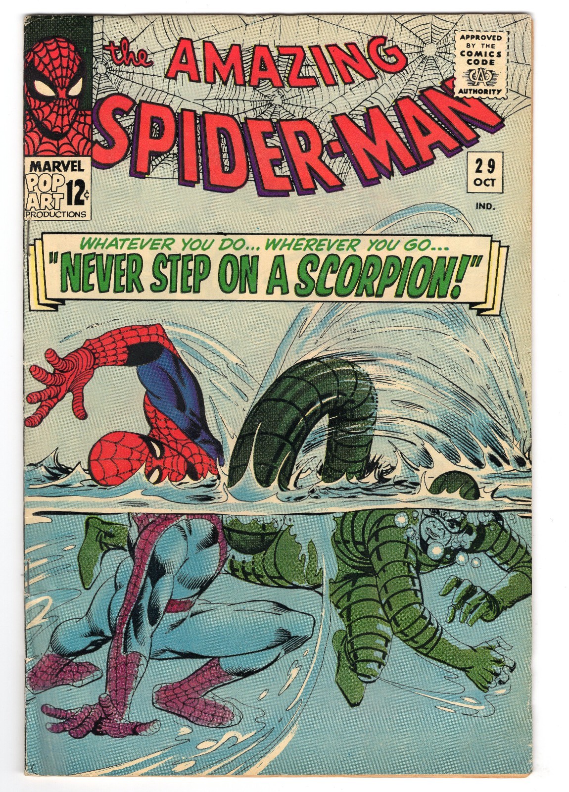 Amazing Spider-Man 29 1965 Marvel Comics VG/F 5.0 2nd App Scorpion