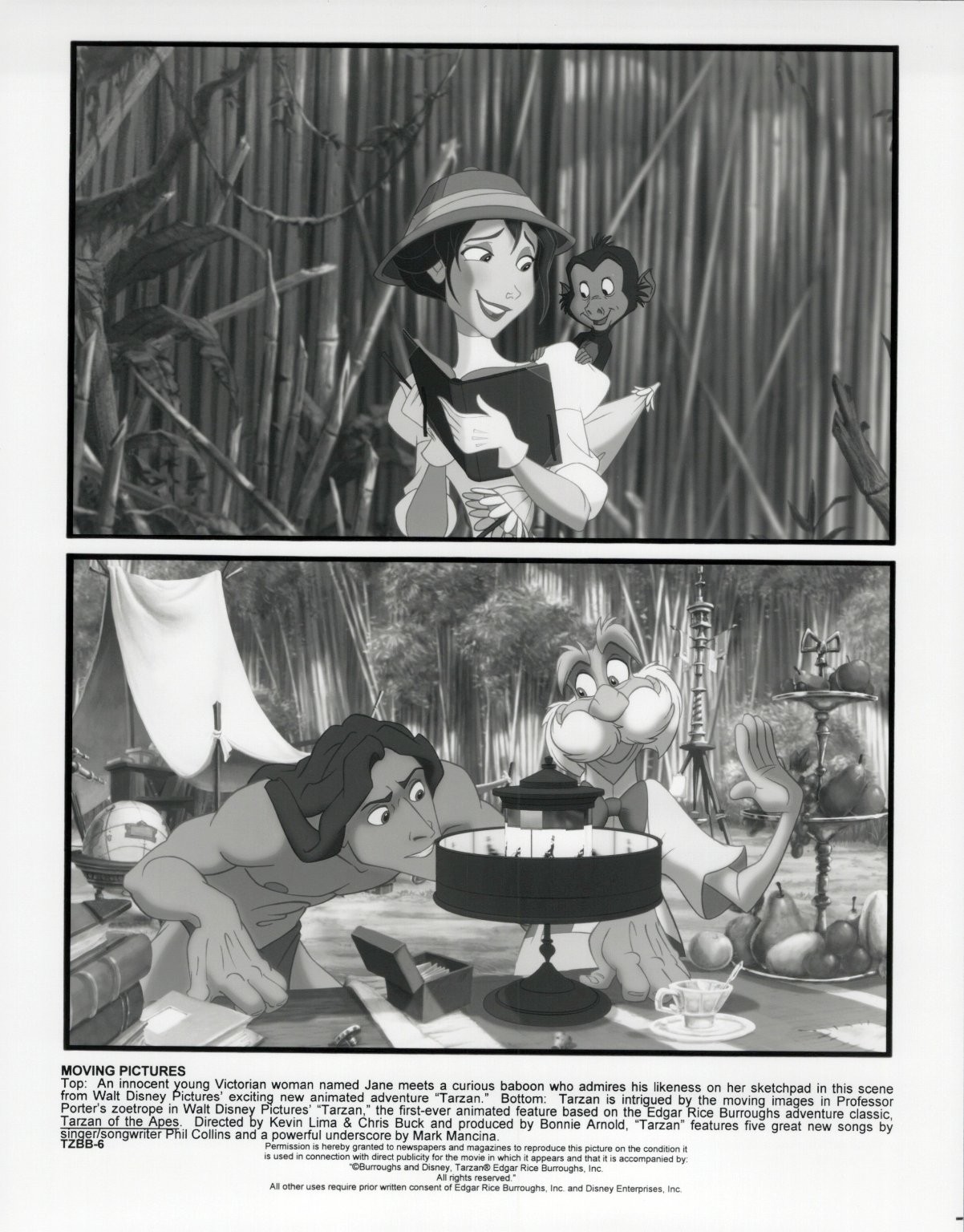 Disney Tarzan Animation Still Promo Press Photo 1999 Jane Porter Zoetrope