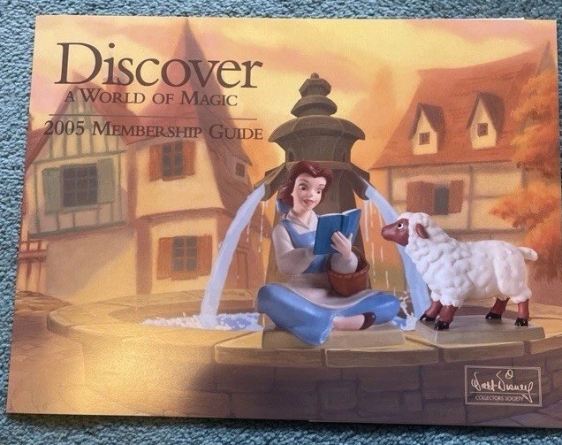 WDCC 2005 Disney Belle Beauty Guide World Of Magic Art Scrapbooking Emphera VTG