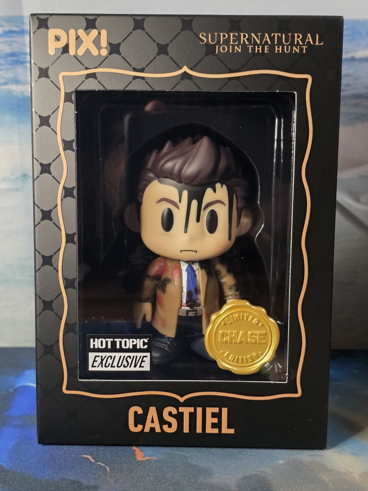 Thrilljoy PIX Supernatural Castiel CHASE Hot Topic Exclusive Vinyl Figure Thrilljoy PIX Supernatural Castiel CHASE Hot Topic Exclusive Vinyl Figure