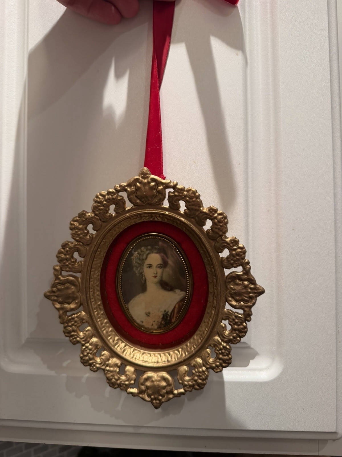 Vintage Cameo Creation - Elizabeth, Duchess of Devonshire by Sir Joshua Reynolds