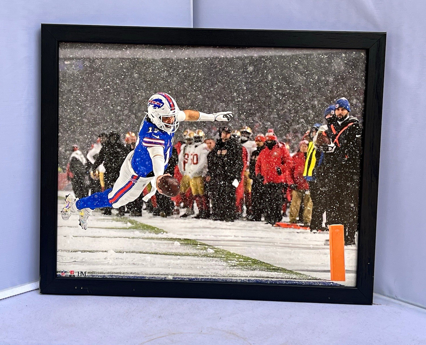 Highland Mint Josh Allen Buffalo Bills 14x18 Framed NFL Photo Licensed