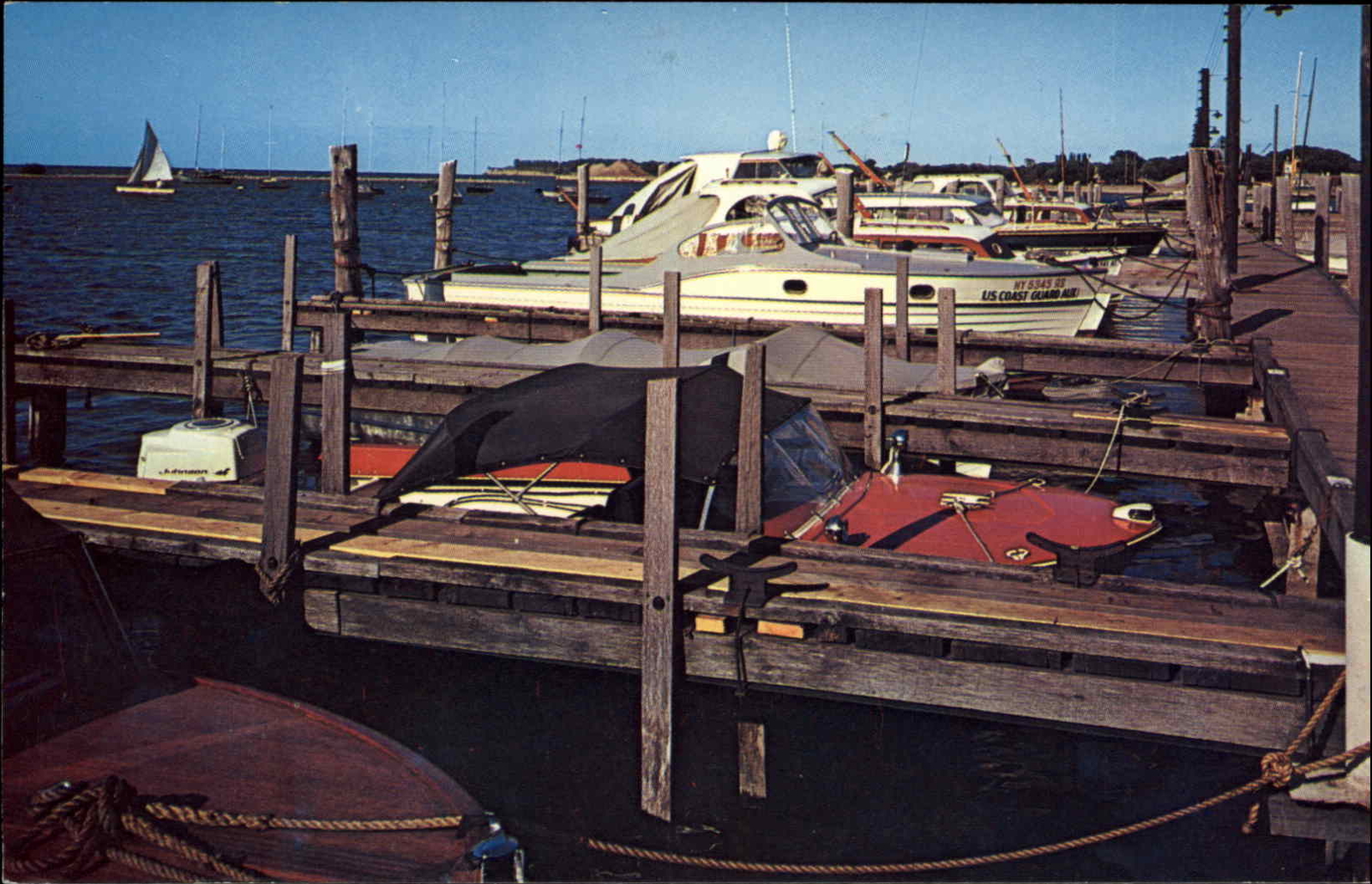 Dunkirk New York NY Yacht Club Lake Shore Drive West Vintage Postcard
