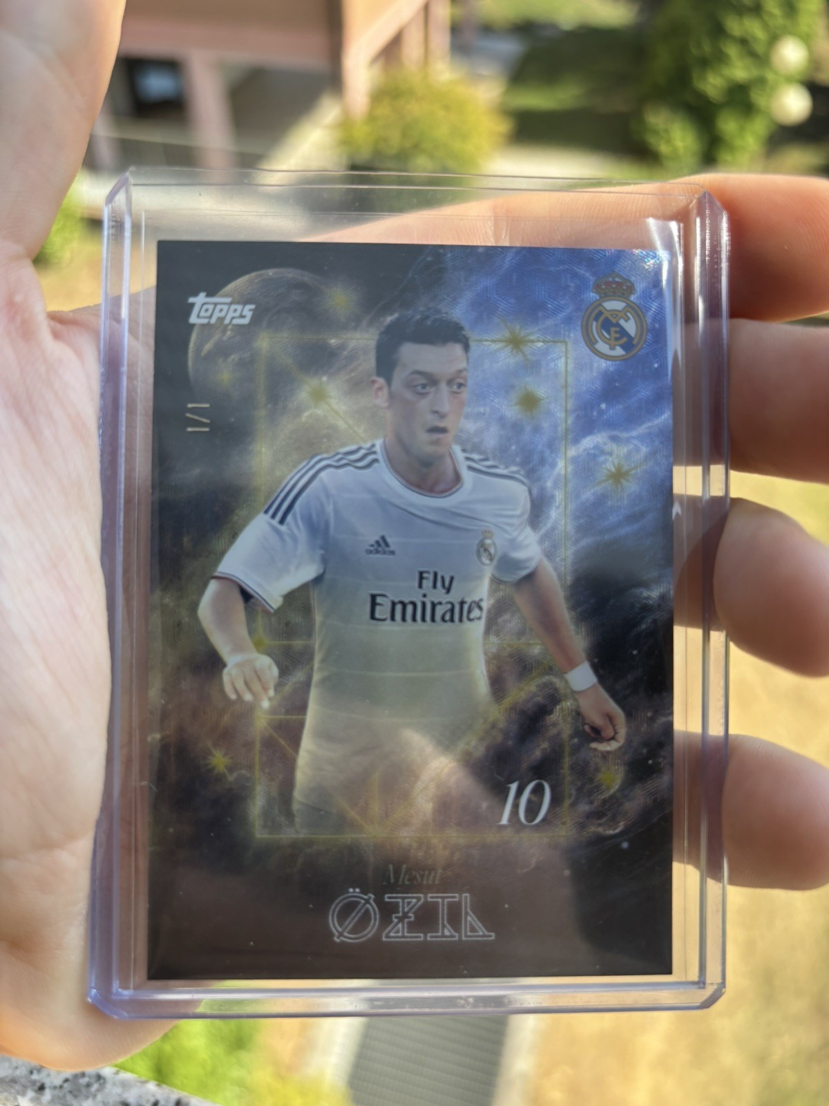 Mesut Ozil 1/1 Topps Los Blancos Real Madrid Gold FoilFractor 1/1 One of One