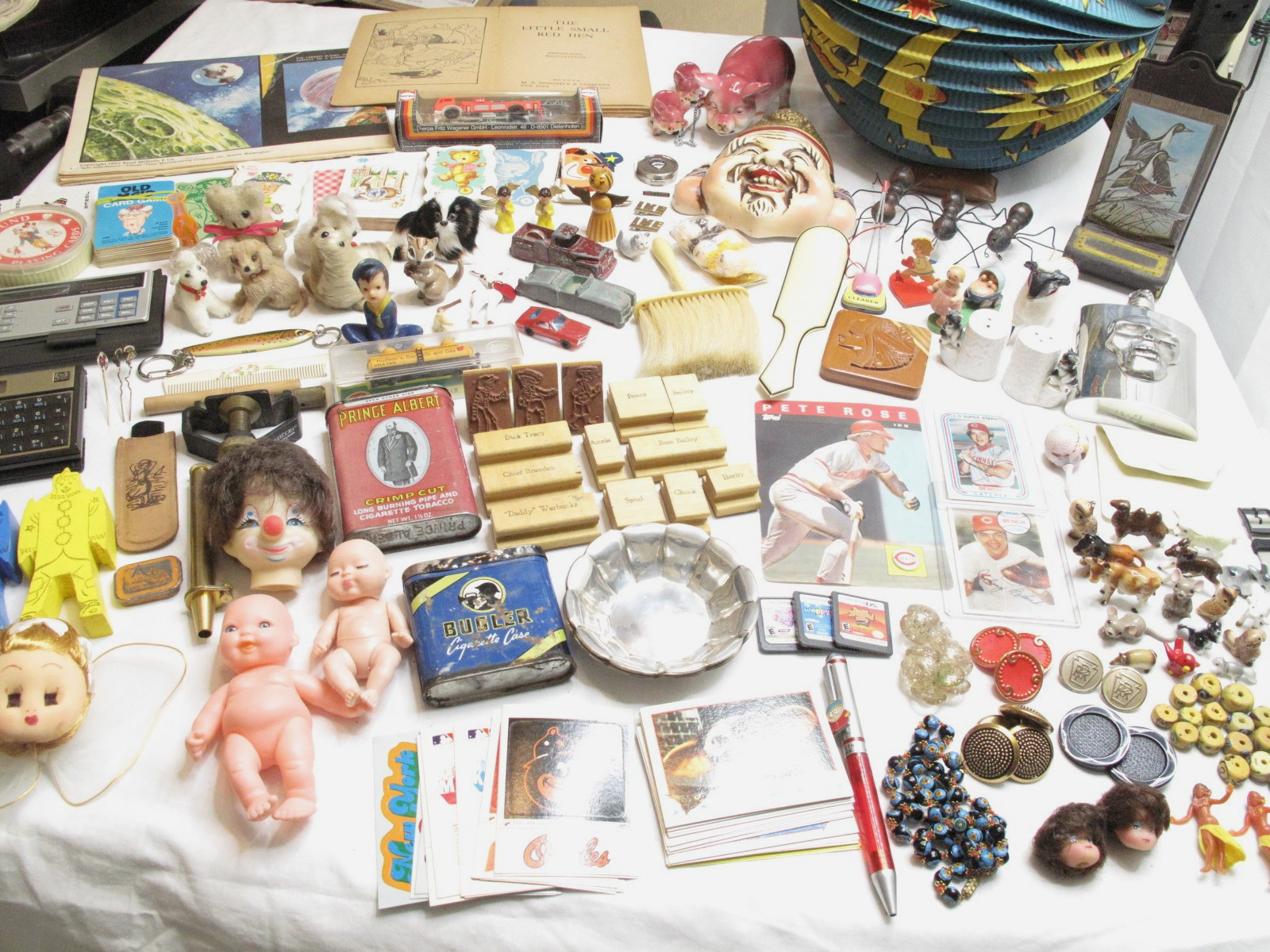 Large Vintage Junk Drawer Lot for Crafts Resale Collectors FUN STUFF