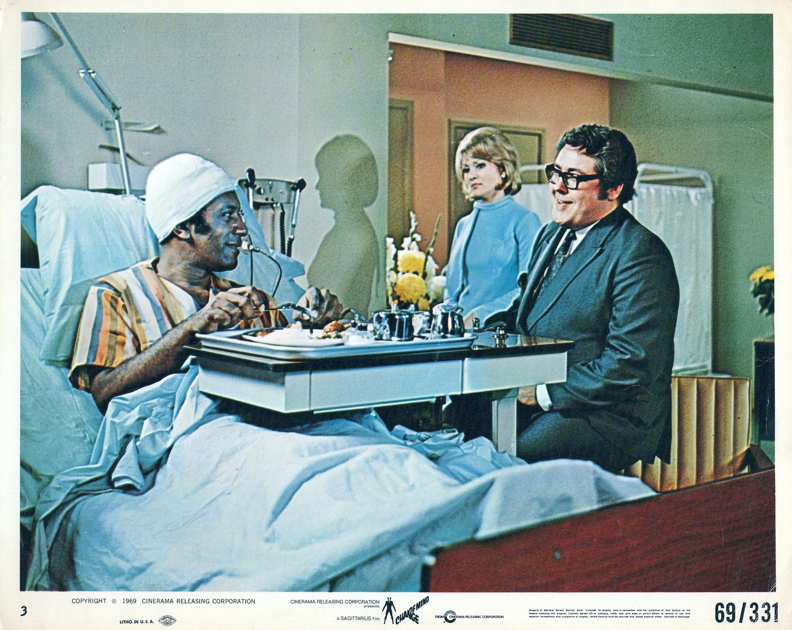 Raymond St. Jacques and Susan Oliver in Change of Mind (1969) Press Photo 1462K