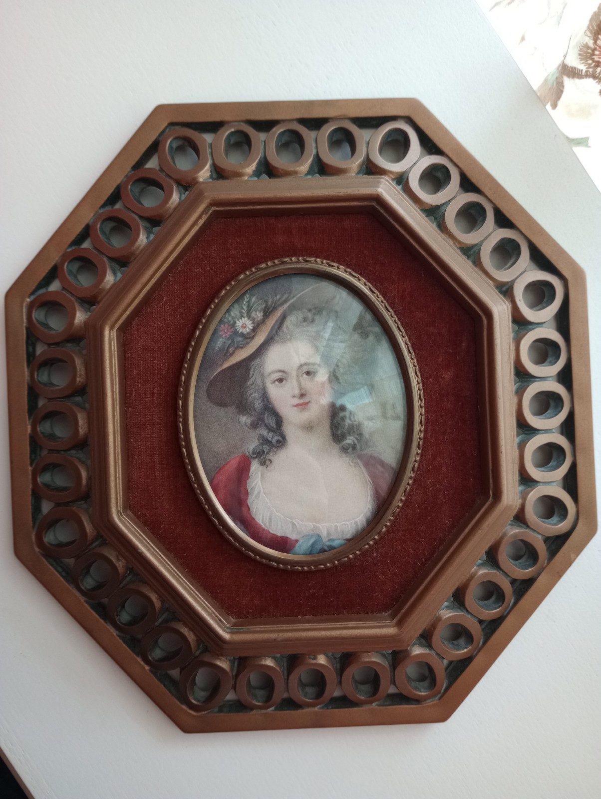 Vintage A CAMEO CREATION Elizabeth Of France, 18th Century Portrait 
