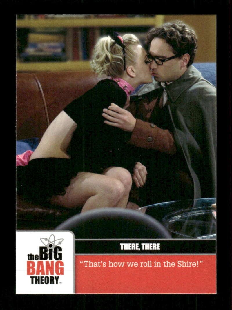 2012 Cryptozoic Big Bang Theory S1 S2 24 kissing Kaley Cuoco Johnny Galecki BXCP 2012 Cryptozoic Big Bang Theory S1 S2 24 kissing Kaley Cuoco Johnny Galecki BXCP
