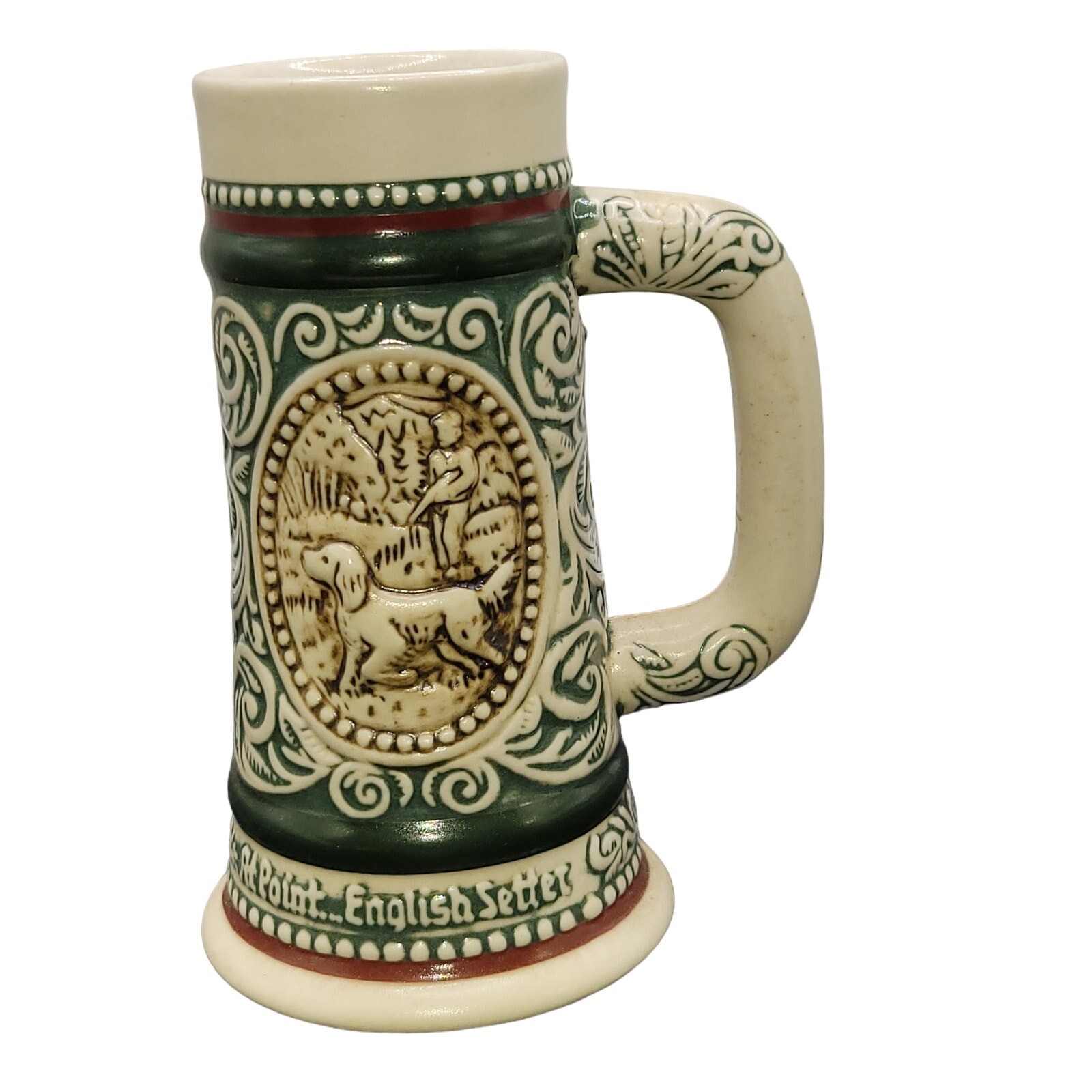Sporting Stein 1983 Avon Hunting Fishing Trout Pointer Brazil numbered