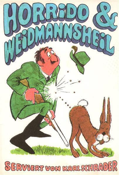 DDR: 8 Postcards 'Horrido & Weidmannsheil: Schrader', Folder, Unused DDR: 8 Postcards 'Horrido & Weidmannsheil: Schrader', Folder, Unused