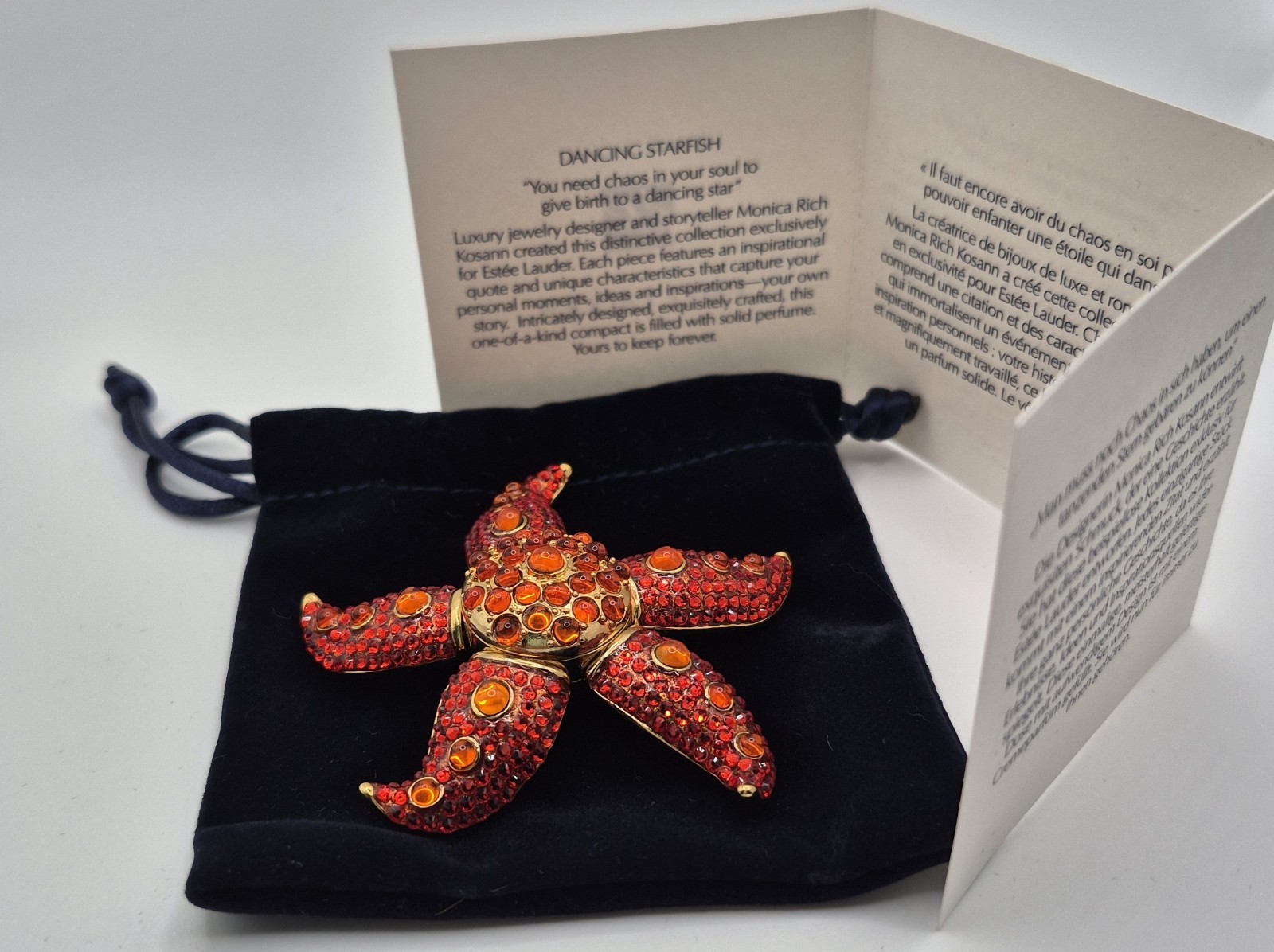 estee lauder dancing starfish solid perfume compact 2017