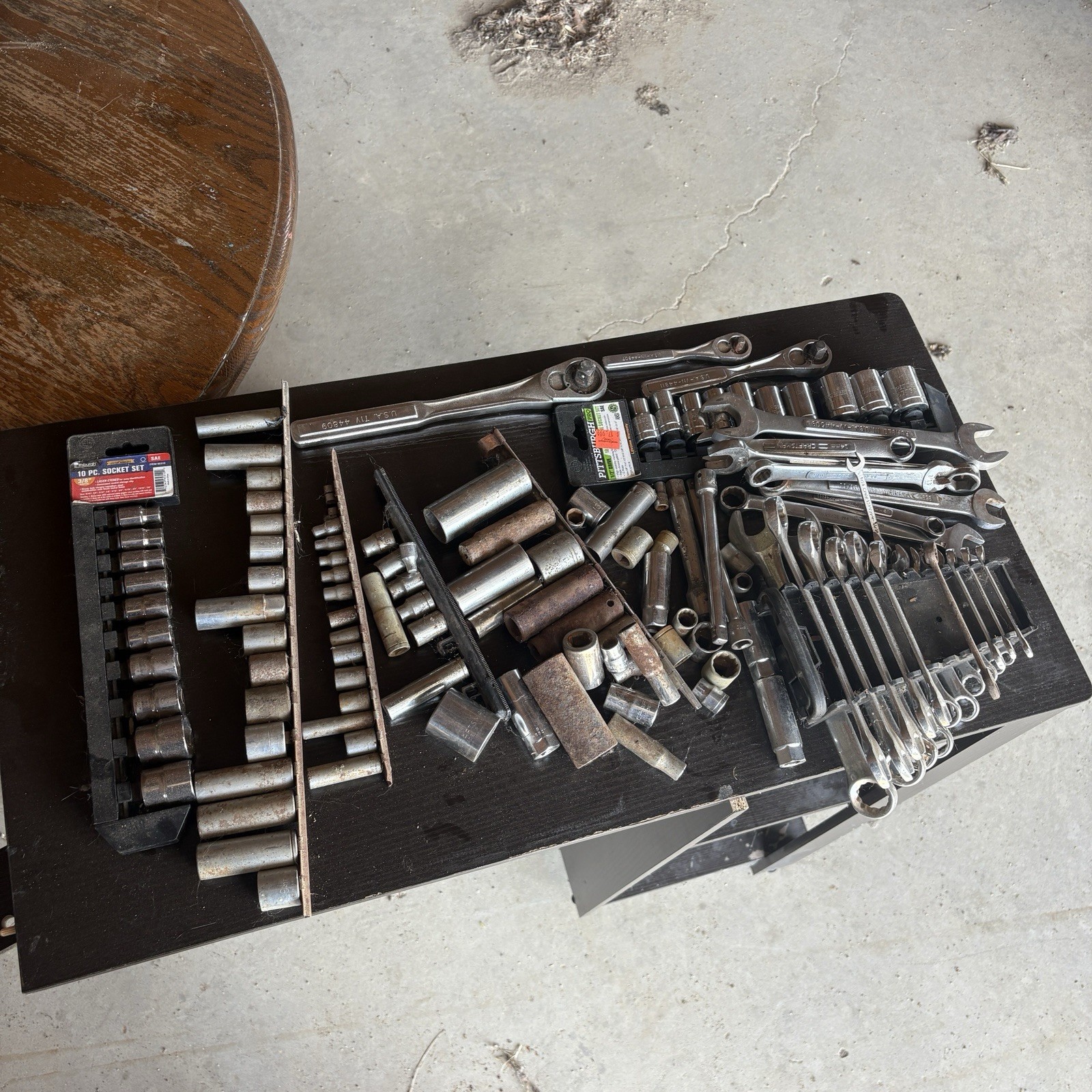 BIG TOOL LOT Sockets & Wrenches Assorted Brands Craftsman USA Pittsburg READ