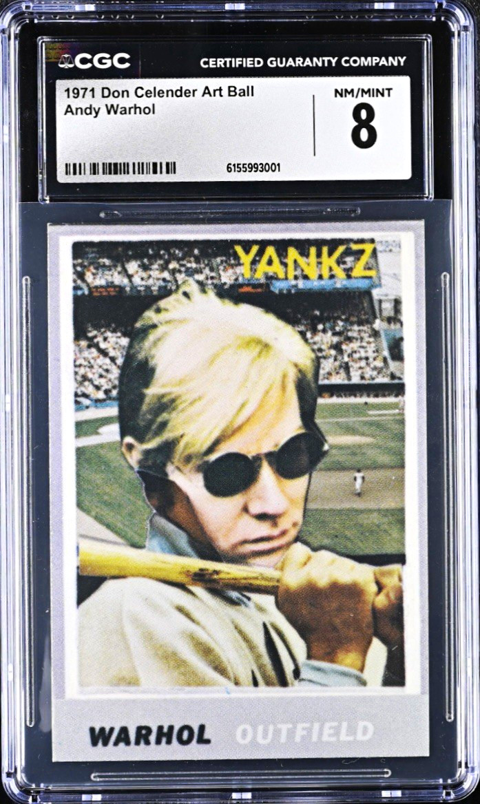 1971 Art Ball ANDY WARHOL Rookie Card Don Celender Brillo Box CGC 8 GRAIL 🥫